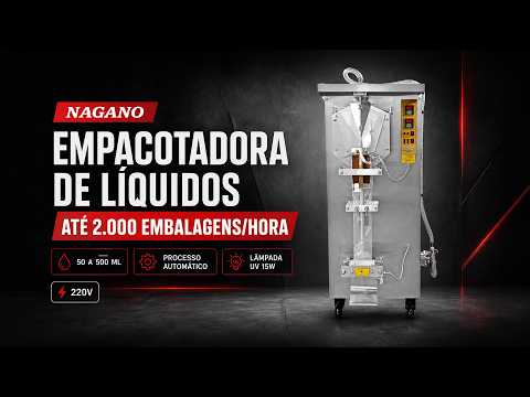 Vídeo de Empacotadora de Líquidos 220V Lâmpada de Esterilização Ultravioleta