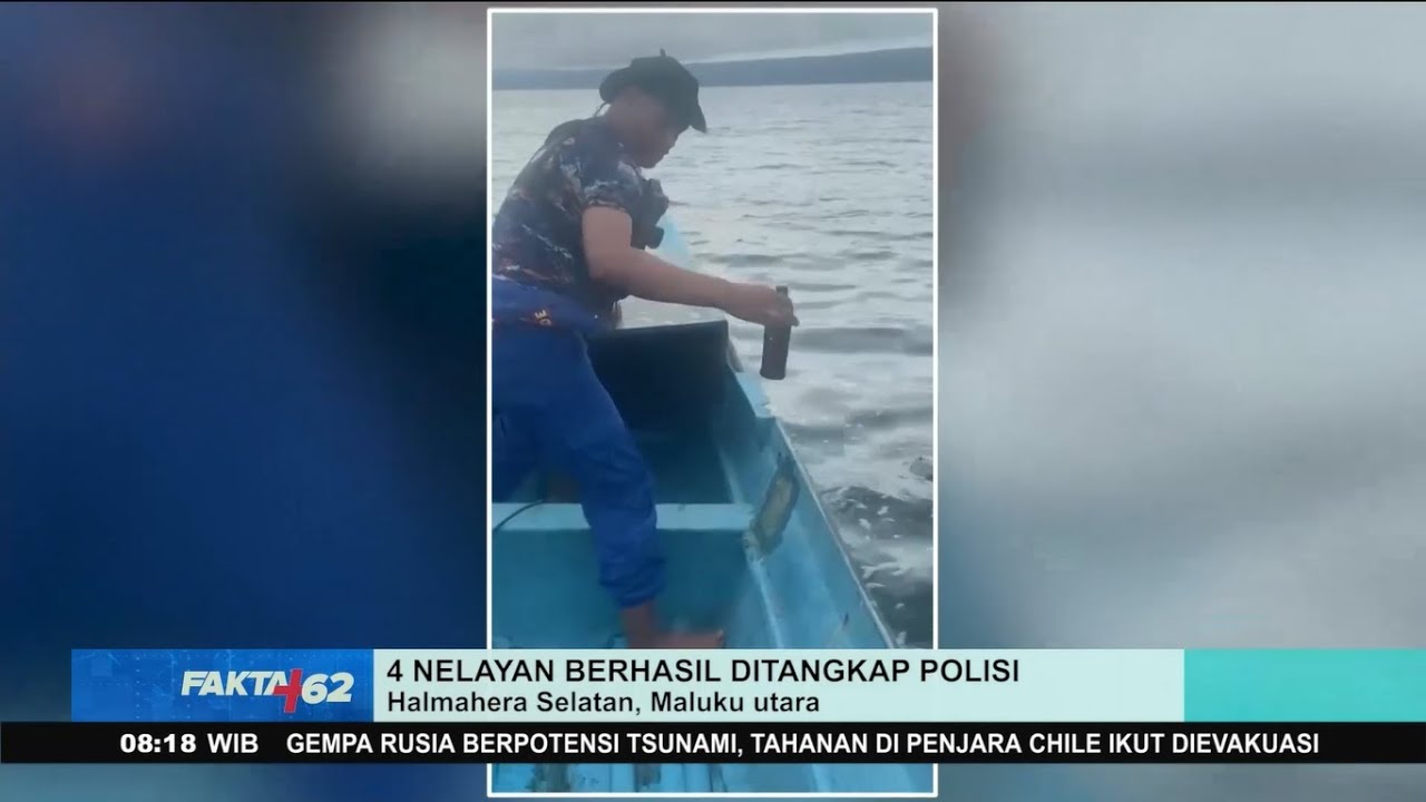 Nelayan Pakai Bom Ikan Ditangkap