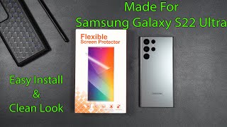 Jueyue Galaxy S22 Ultra Screen Protector - Install and Review