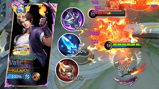 Valir ' Kyo Kunasagi ' Crazy Unescapable Combo | Valir 2024 Guide | Mobile Legends