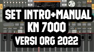 SET INTRO MANUAL KN 7000 VERSI ORG 2022