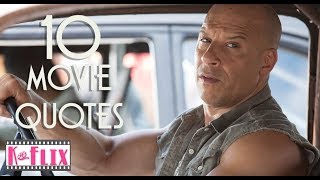 10 Fast and The Furious 8 Movie Quotes | Clips | Spoilers