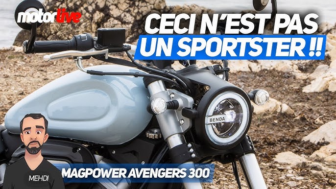 MOTO 125CC MAGPOWER AVENGERS NOIR MAT - mbkleborgne