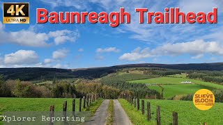 [4K] Driving to Slieve Bloom Mountain - Light Rain Shower