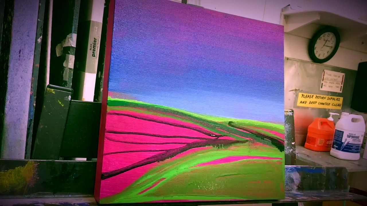 Ellen Rohlfing Ellen Rohlfing painting golf course - YouTube