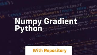 numpy gradient python