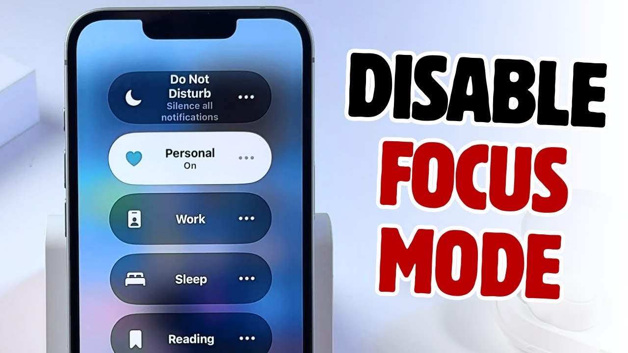 iPhone 16e Guide - How to Disable or Delete Focus Modes - YouTube