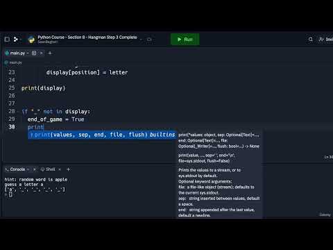7. Looping The Game || 9. Beginner Word Game Practice || Python Professional Course