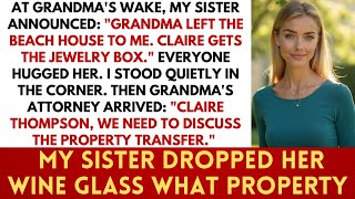 My Sister Announced Grandma's Estate Was Hers - Then the Lawyer Called My Name
