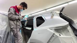 Nissan X-Trail Rear End Restoration [Accident Car Repair] screenshot 2