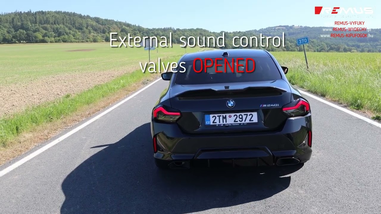 BMW M240ix  - REMUS homologated GPF-back + HJS 300 CPSi 