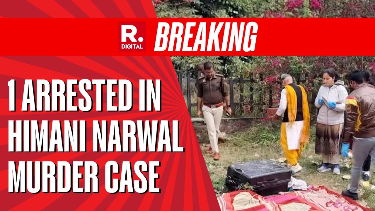 Himani Narwal Murder Mystery: 1 Arrested After Congress Worker's Body Found in a Suitcase