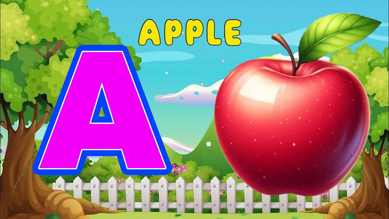 ABC Rhymes for Toddlers |A to Z ABC Phonics Song for Kids | Phonics Fun with A for Apple 
