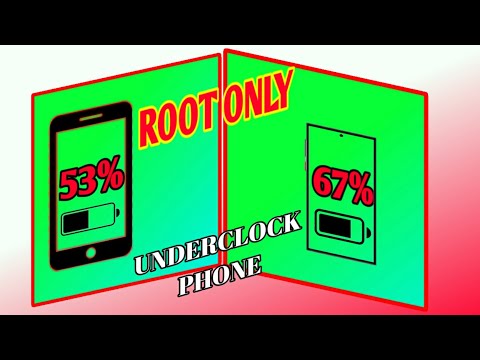 How to underclock phone | battery saving tips rootes phone