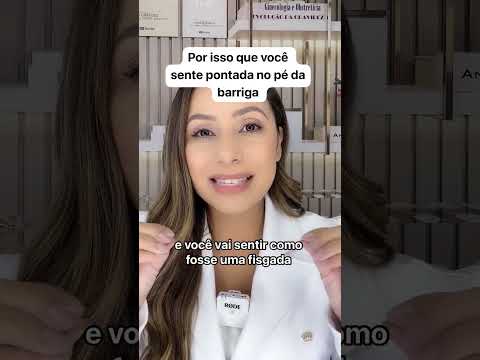 Por isso que você sente uma pontada no pé da barriga