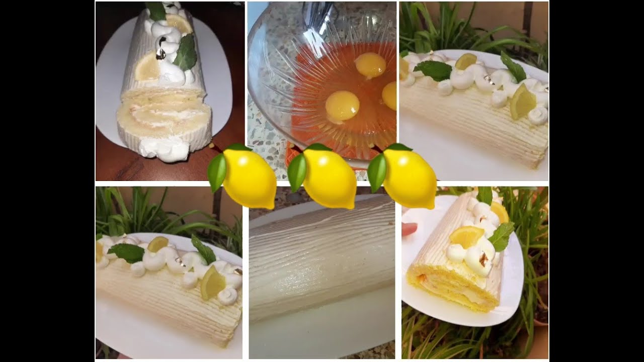 بيسكوي رولي بموس الليمون تلاث وصفات في وصفة