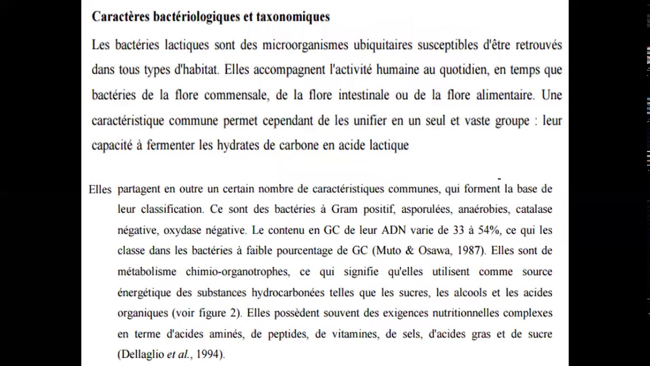 Fermentation lactique et fermentation des acides mixtes