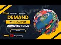 DEMAND | ECONOMIC TERMS | ECONOMY | ECONOMICS | LAW OF DEMAND | SUPPLY | TYPES | EXAMPLES |