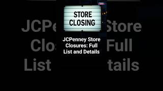 JCPenney Stores Closing on May 25, 2025 - Grab the Clearance Sale NOW! #jcpenney #usanews