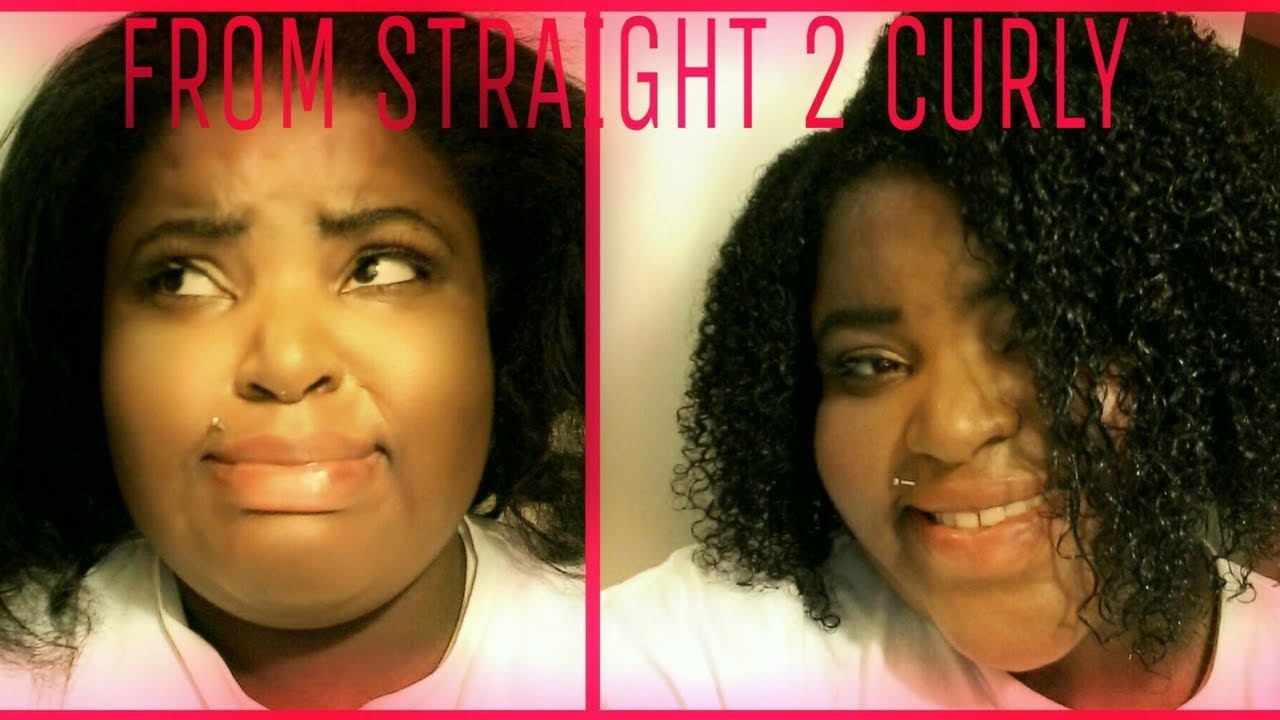 How to: Straight To Curly Routine (Zero Damage)