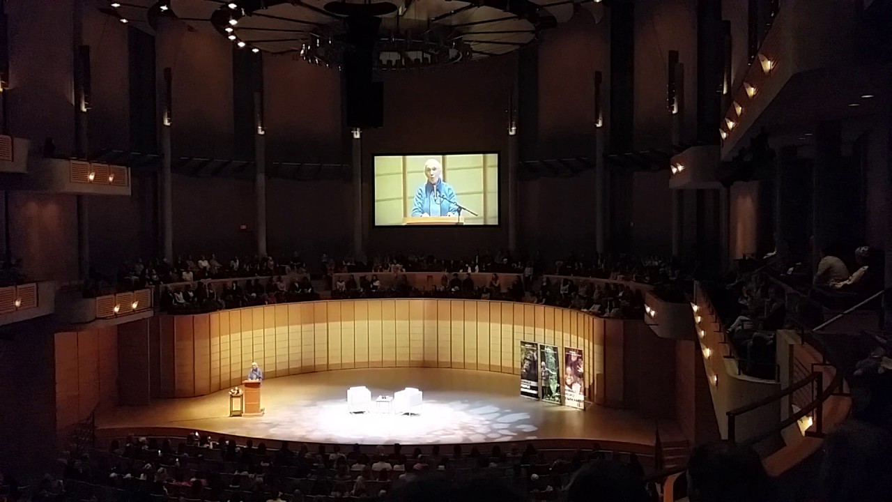Jane Goodall Birthday Tour Vancouver 2017 - YouTube