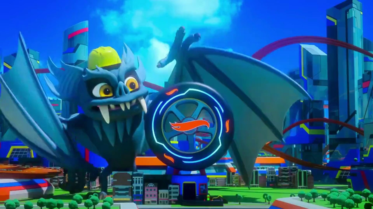 Hot Wheels Let's Race: Attack of the T-Rex | Bat Attack scene | 2026 ...