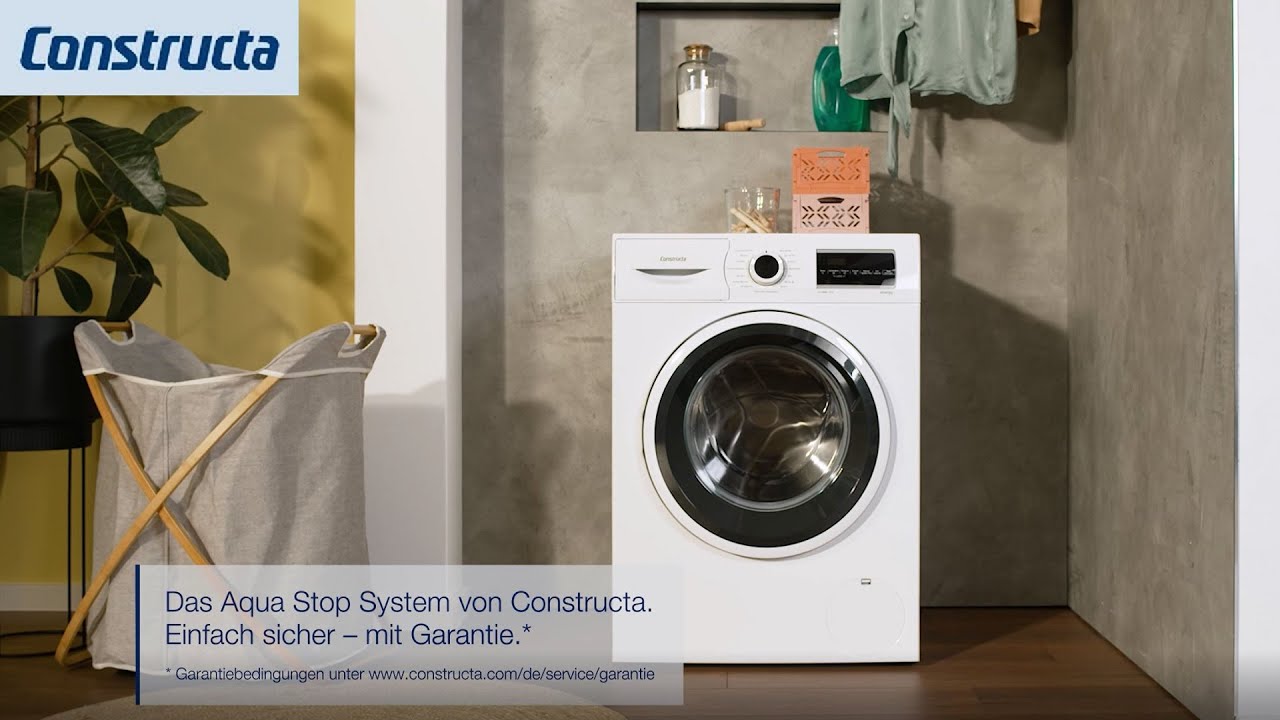 Constructa Waschmaschinen: Aqua Stop Sicherheitssystem gegen ...
