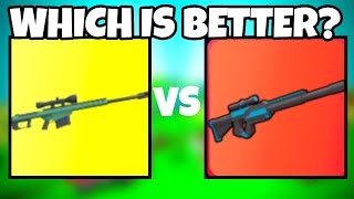 Barret 50. Cal VS FrostBite Sniper! Which is better In Roblox Base Battles