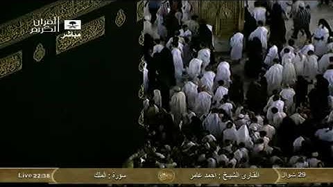 تلاوة خيالية لسورة الملك للقارئ أحمد عامر صوت يدخل في أعماق قلبك
