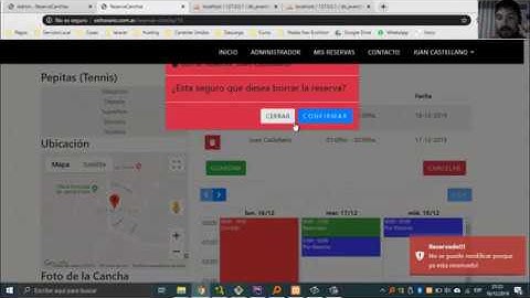 Sistema De Reservas de Canchas - Laravel 6 y Boostrap 4