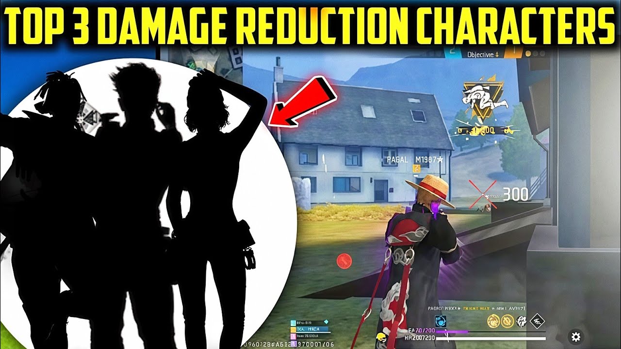 Damage Reducer Top 3 Damage Reduce Characters | Enemy Ka Damage लगना मुश्किल है ...