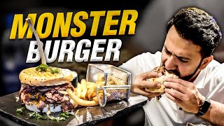 Veal Pastrami MONSTER BURGER In Lahore & Continental Food From Hashery by Sheru