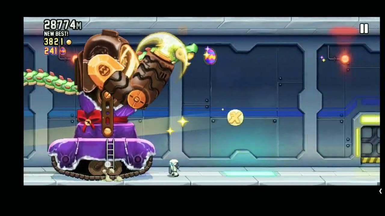Jetpack Joyride SAM glitch (Strong Arm Machine) YouTube