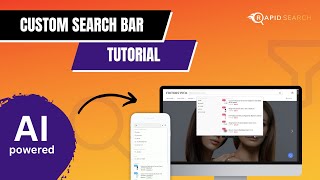 How to customize your custom search bar with Rapid Search
