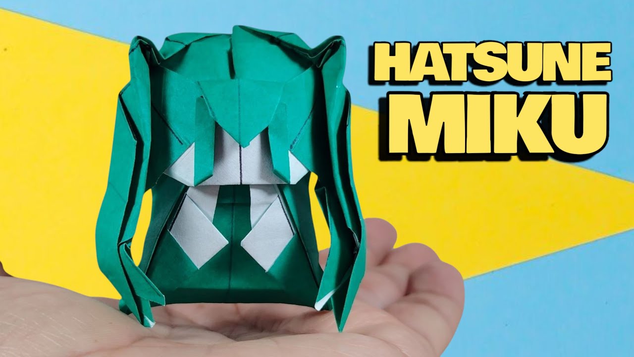 HATSUNE MIKU ORIGAMI TUTORIAL / Designed By Inoue Takaya