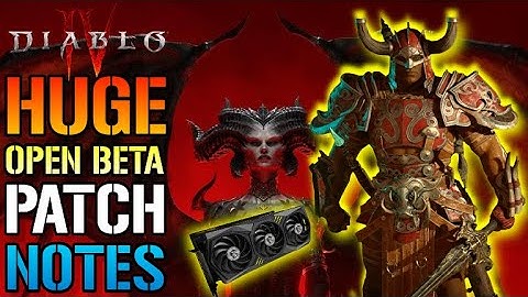 Diablo 4: HUGE News! New Patch Notes! Update 1.04! New World BOSS Times & A WARNING For Players