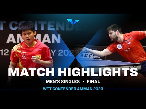 Lin Shidong vs Dimitrij Ovtcharov | MS Final | WTT Contender Amman 2023