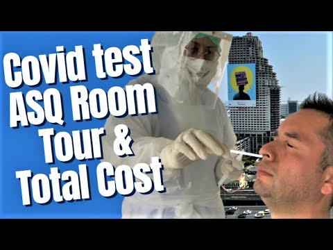 Flying to Thailand during pandemic (EP.2) ASQ Bangkok room tour | 1st Covid Test | Cost breakdown