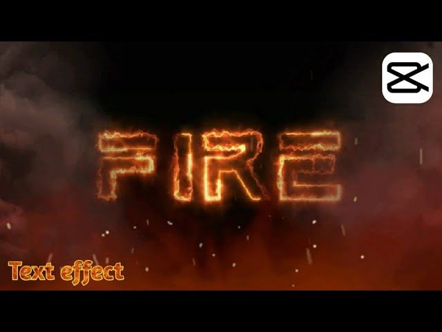 Animated Flame Text