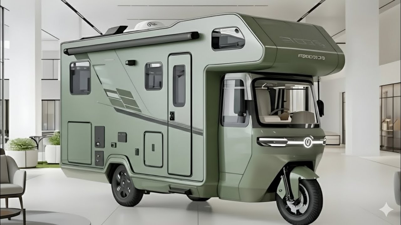 2026 Tricycle RV Camper Review | The Smart, Compact RV Redefining Future Travel 🚐⚡