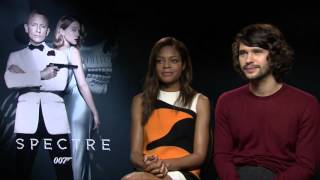 Naomie Harris &amp; Ben Withshaw - &#39;Spectre&#39; Interview