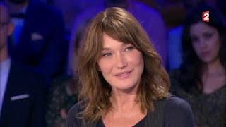 Carla Bruni  On n'est pas couché 18 novembre 2017 #ONPC