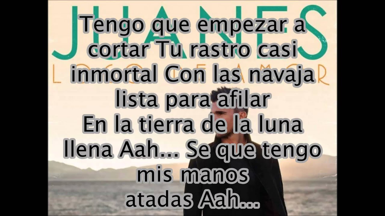 Juanes-Mil pedazos Lyrics - YouTube
