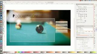 Laying out a website with inkscape