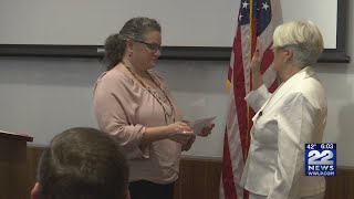 Greenfield Mayor Roxann Wedegartner and city councilors sworn in Thursday