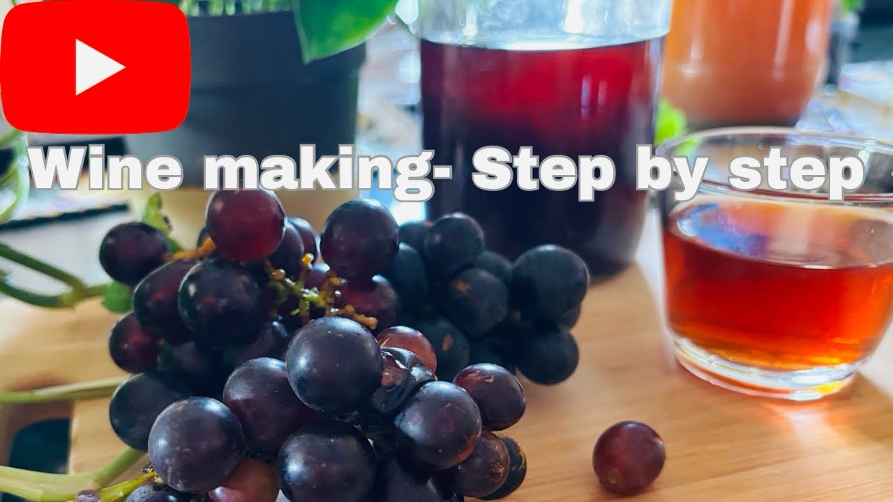 Wine making at home - home ready for Christmas 