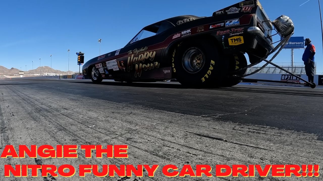 ANGIE DROVE A NITRO FUNNY CAR! Ferre Motorsports Volg Ep.8