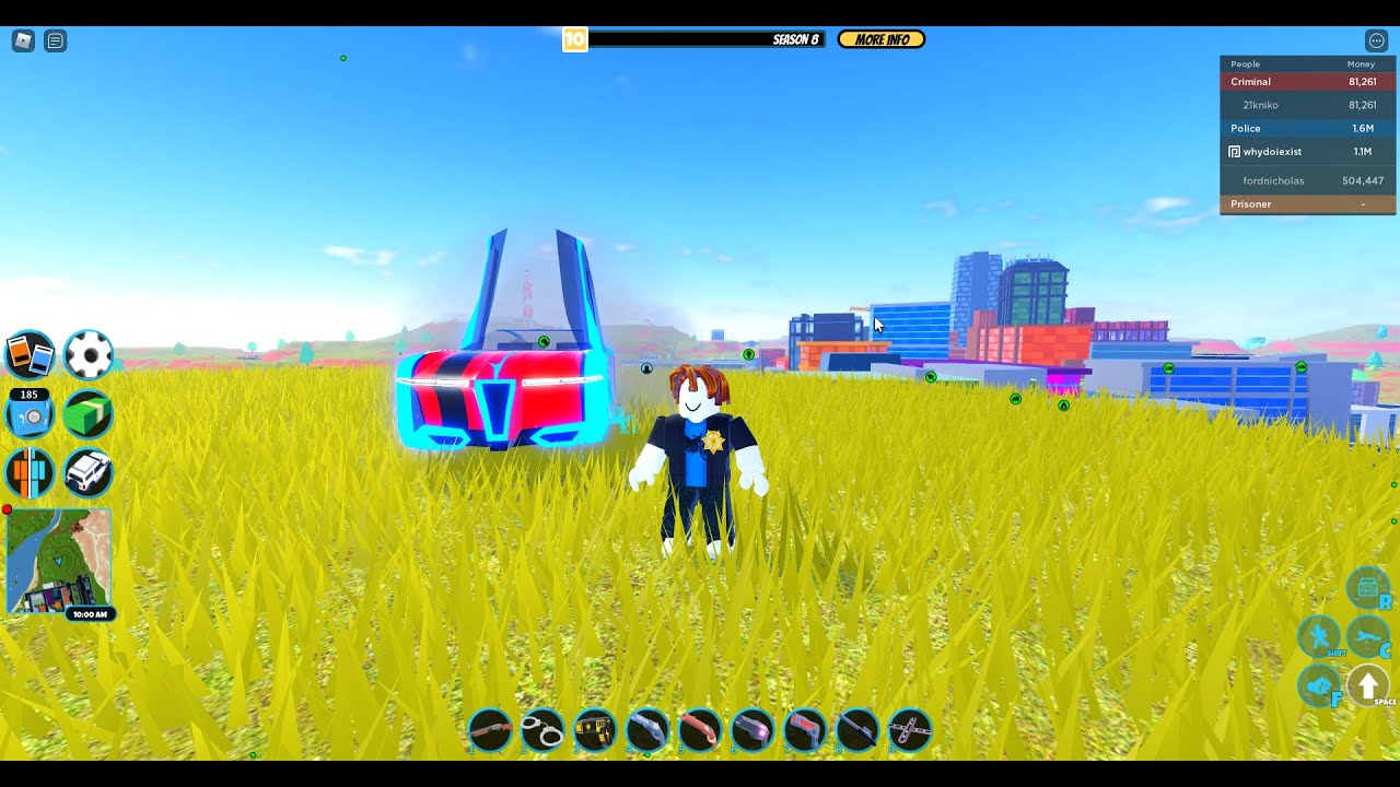 Jailbreak Season 8 Celsior level 10 reward!