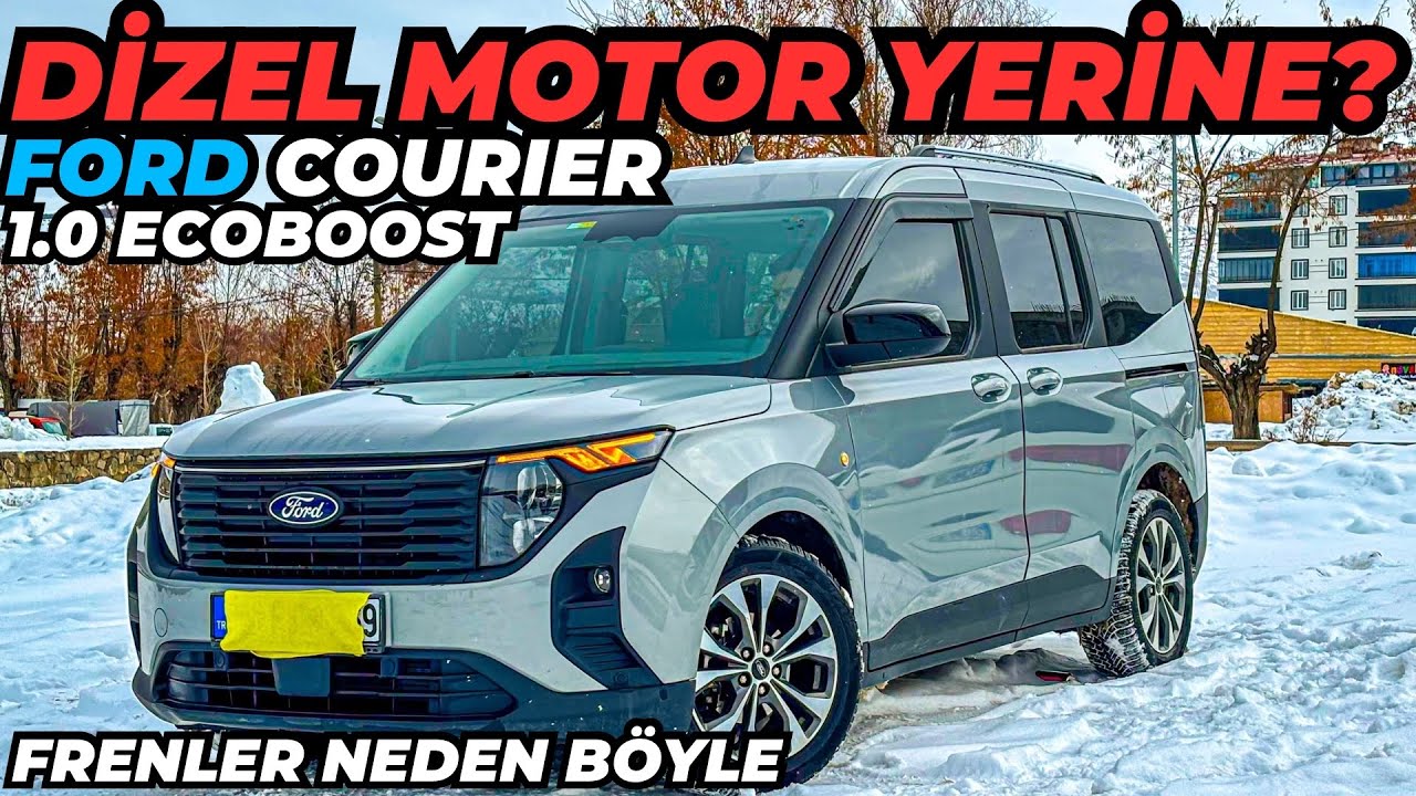 BU KASAYA 1.0 OLUR MU | YENİ FORD COURIER 1.0 ECOBOOST TITANIUM | FRENLERİNE DİKKAT
