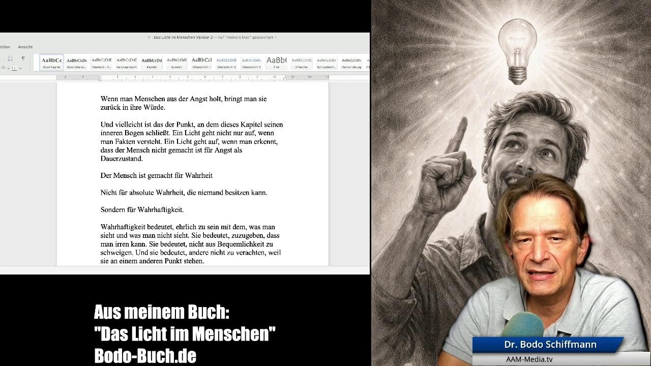 Mir geht ein Licht auf 09.01.2026
